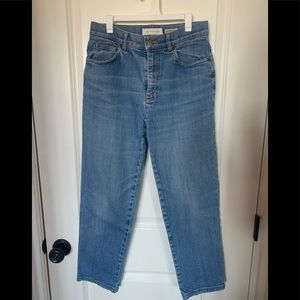 Straight and stretchy denim pants by Jones NY Jeans